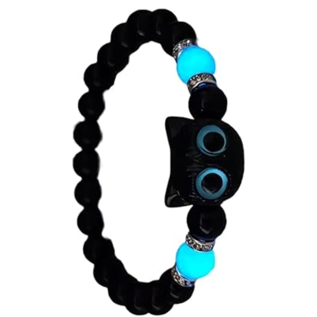 Pulsera de gatitos luminiscentes para parejas o fiestas